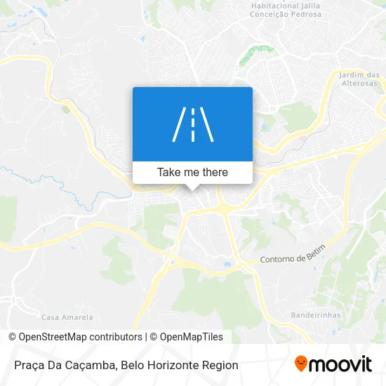 Praça Da Caçamba map