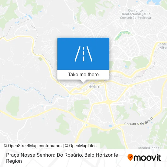 Mapa Praça Nossa Senhora Do Rosário