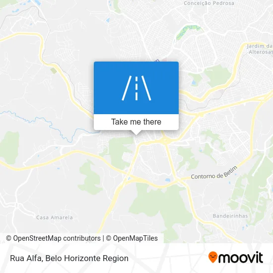 Rua Alfa map