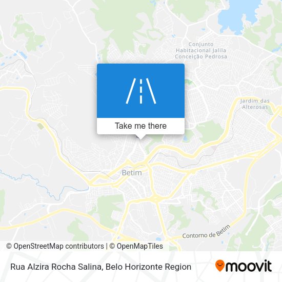 Rua Alzira Rocha Salina map