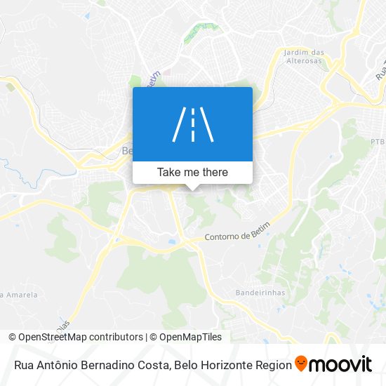 Rua Antônio Bernadino Costa map