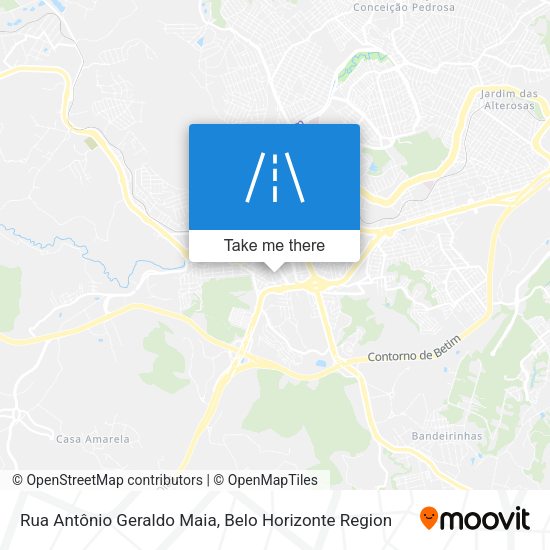Rua Antônio Geraldo Maia map