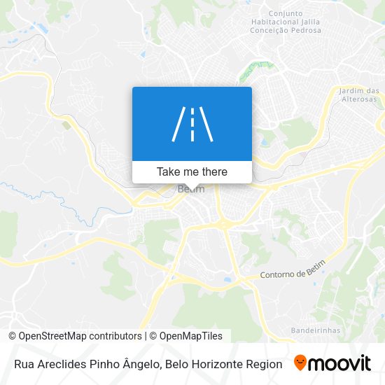 Rua Areclides Pinho Ângelo map