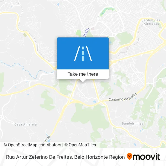 Rua Artur Zeferino De Freitas map