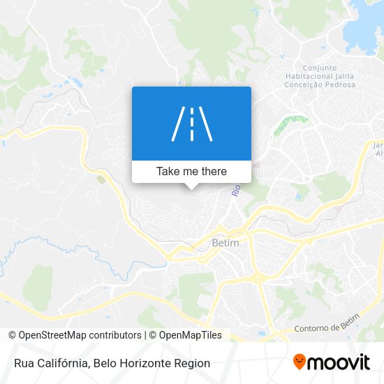Rua Califórnia map