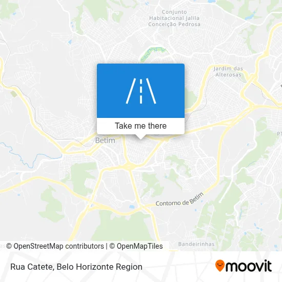 Rua Catete map