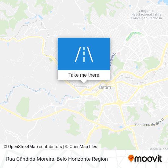Rua Cândida Moreira map