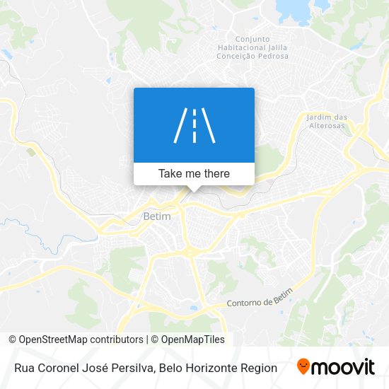 Rua Coronel José Persilva map