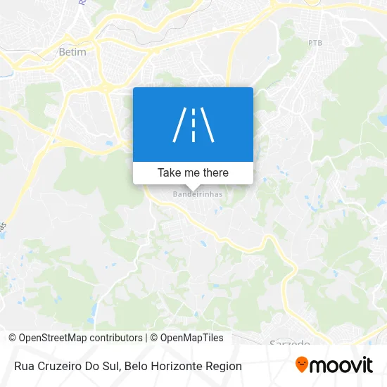 Rua Cruzeiro Do Sul map