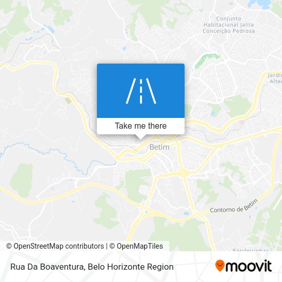 Rua Da Boaventura map