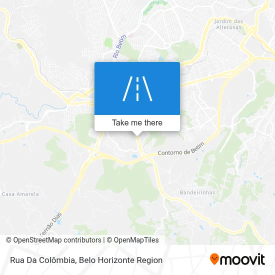 Rua Da Colômbia map