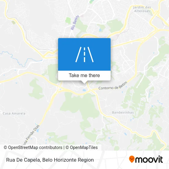 Rua De Capela map