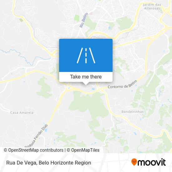 Rua De Vega map