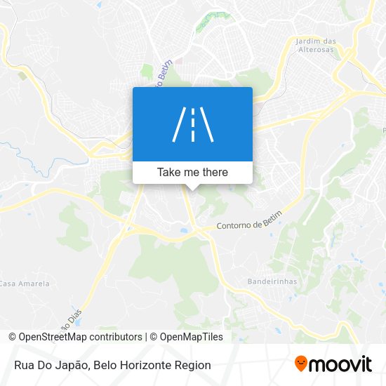Rua Do Japão map