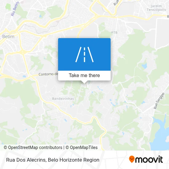 Rua Dos Alecrins map