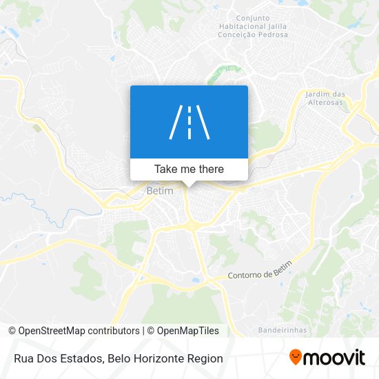 Rua Dos Estados map