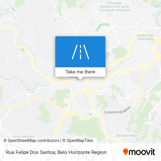 Rua Felipe Dos Santos map