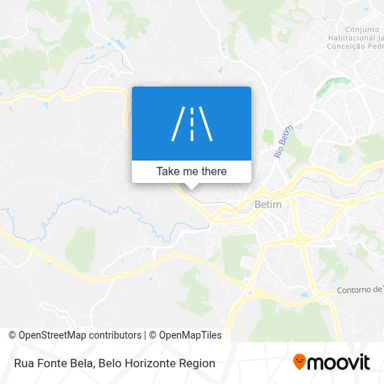 Rua Fonte Bela map