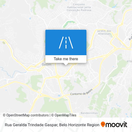 Rua Geralda Trindade Gaspar map