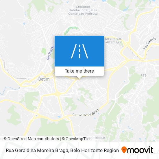 Rua Geraldina Moreira Braga map