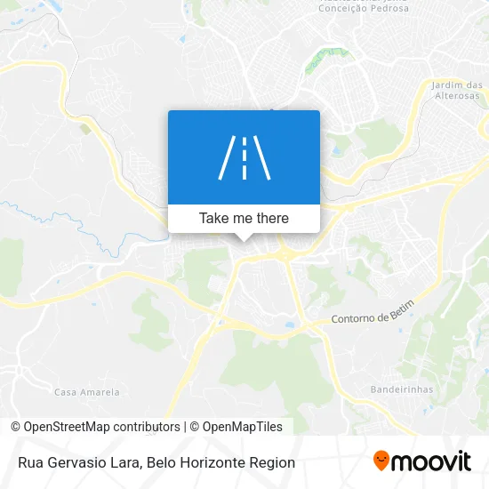Rua Gervasio Lara map