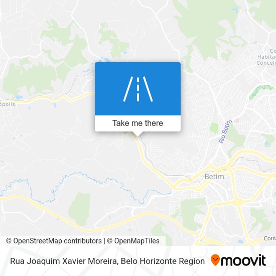 Rua Joaquim Xavier Moreira map