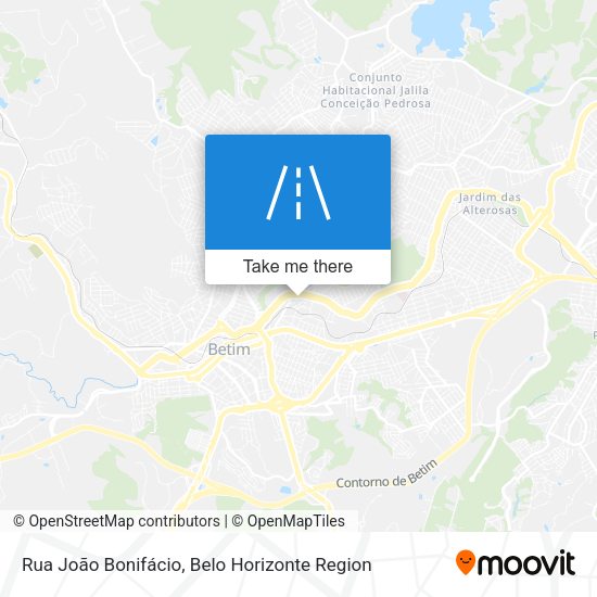 Rua João Bonifácio map