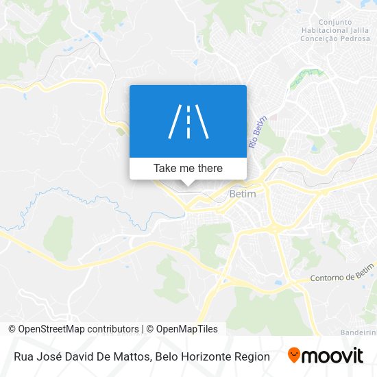 Rua José David De Mattos map