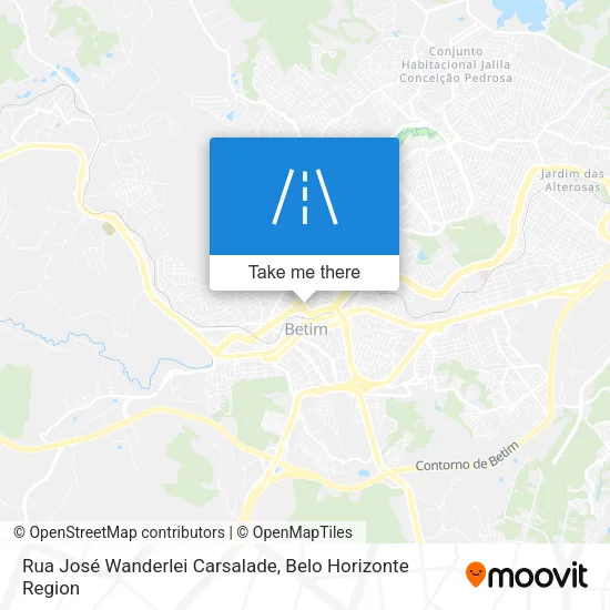 Rua José Wanderlei Carsalade map
