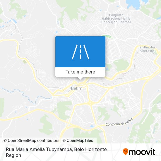 Rua Maria Amélia Tupynambá map