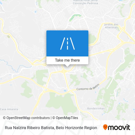 Rua Nalzira Ribeiro Batista map