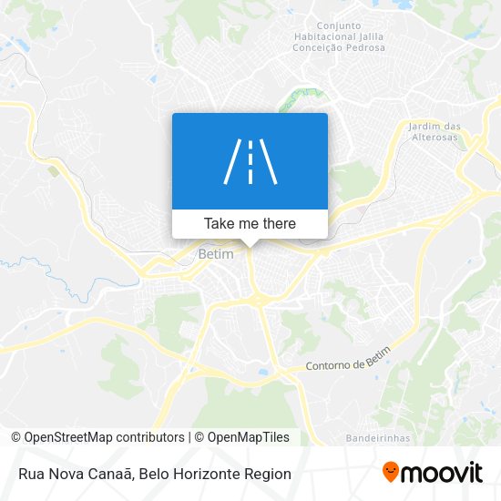 Rua Nova Canaã map