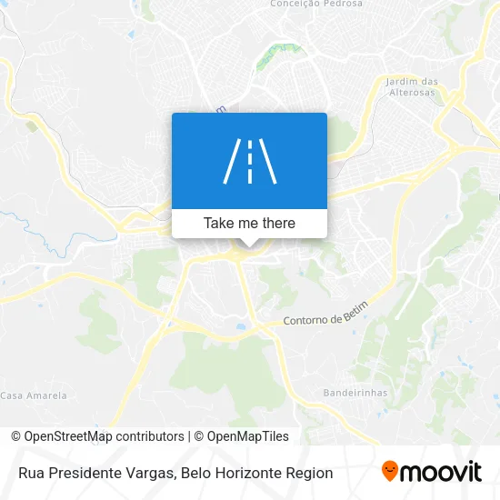 Rua Presidente Vargas map