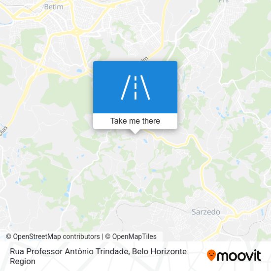 Rua Professor Antônio Trindade map