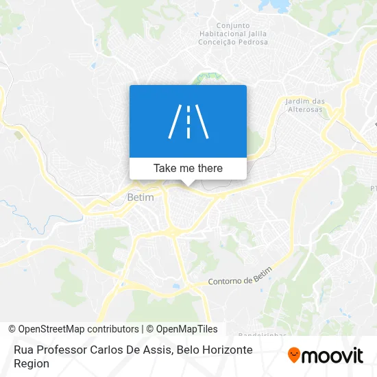 Rua Professor Carlos De Assis map