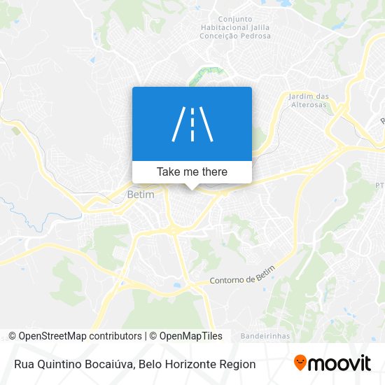 Rua Quintino Bocaiúva map