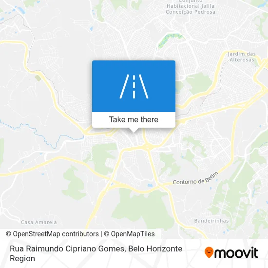 Rua Raimundo Cipriano Gomes map