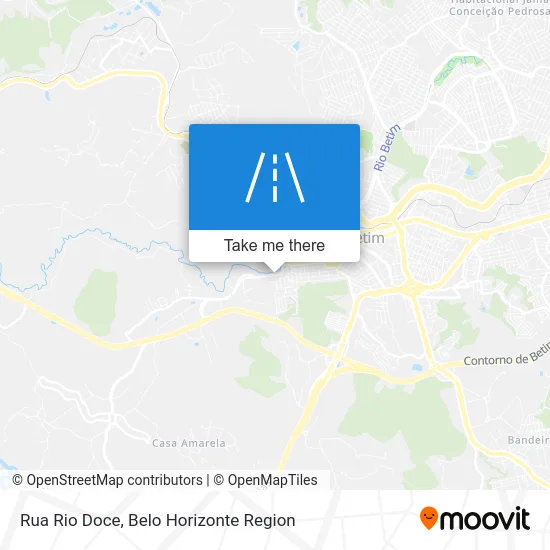 Rua Rio Doce map