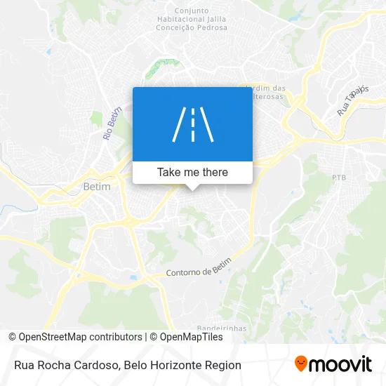 Rua Rocha Cardoso map