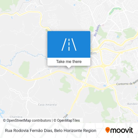 Rua Rodovia Fernão Dias map
