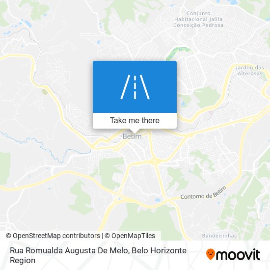 Rua Romualda Augusta De Melo map