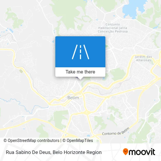 Rua Sabino De Deus map