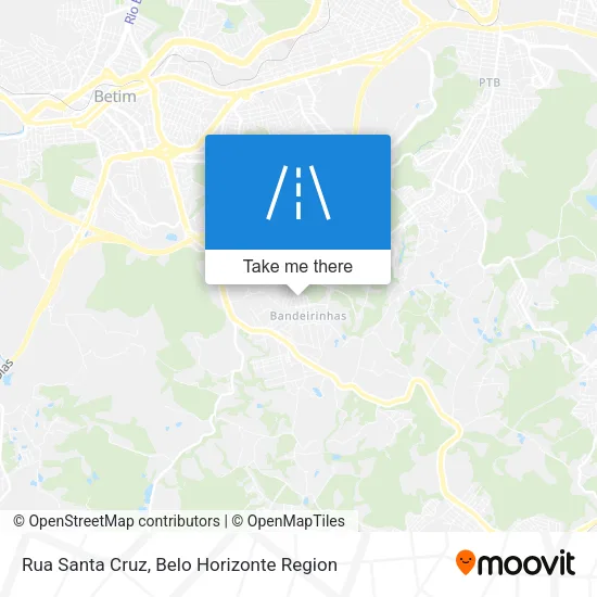 Rua Santa Cruz map