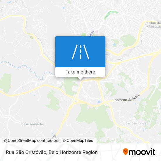 Rua São Cristóvão map