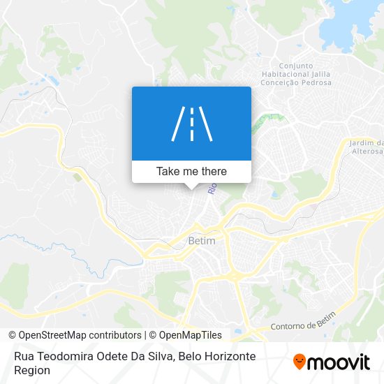 Rua Teodomira Odete Da Silva map