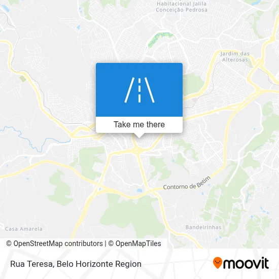 Rua Teresa map