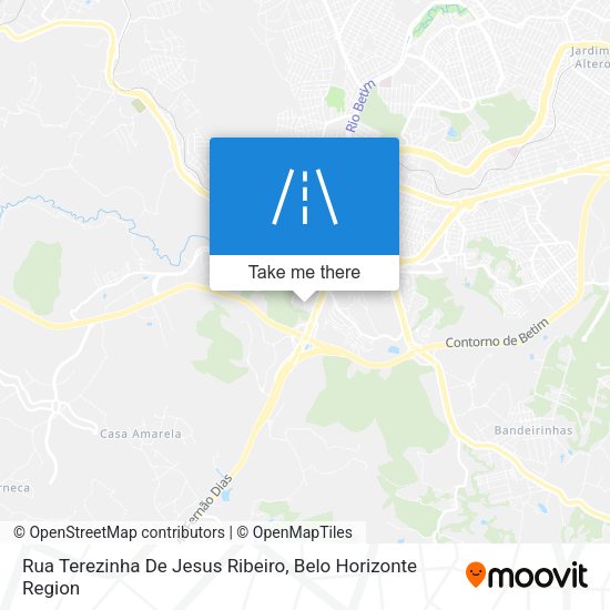 Rua Terezinha De Jesus Ribeiro map