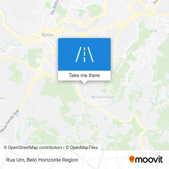 Rua Um map