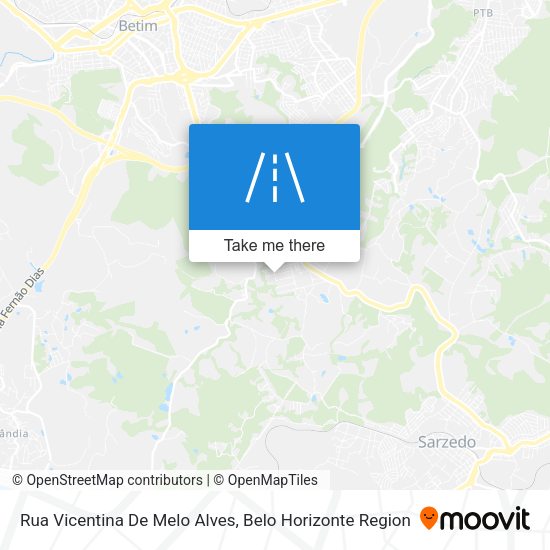 Rua Vicentina De Melo Alves map