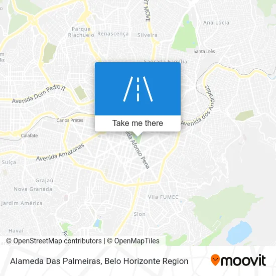 Alameda Das Palmeiras map